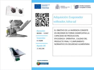 Adquisición: Evaporador volteador, tolva sal